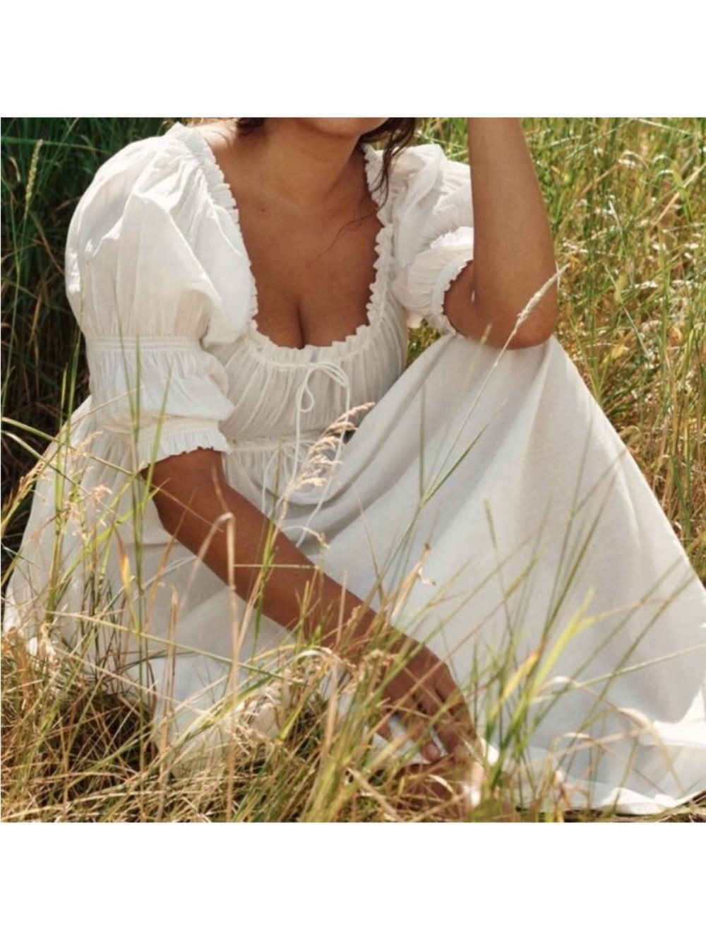 Doen Ischia Dress White Size Medium - Picture 3 of 9